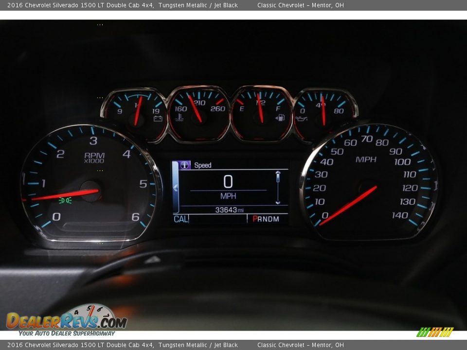 2016 Chevrolet Silverado 1500 LT Double Cab 4x4 Tungsten Metallic / Jet Black Photo #9