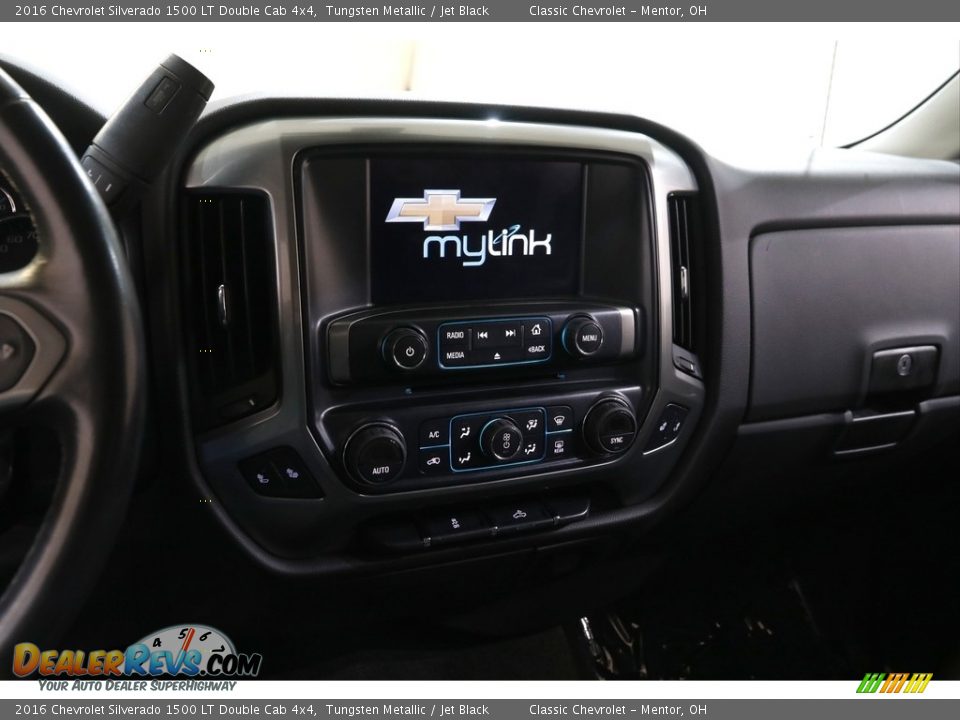 2016 Chevrolet Silverado 1500 LT Double Cab 4x4 Tungsten Metallic / Jet Black Photo #10