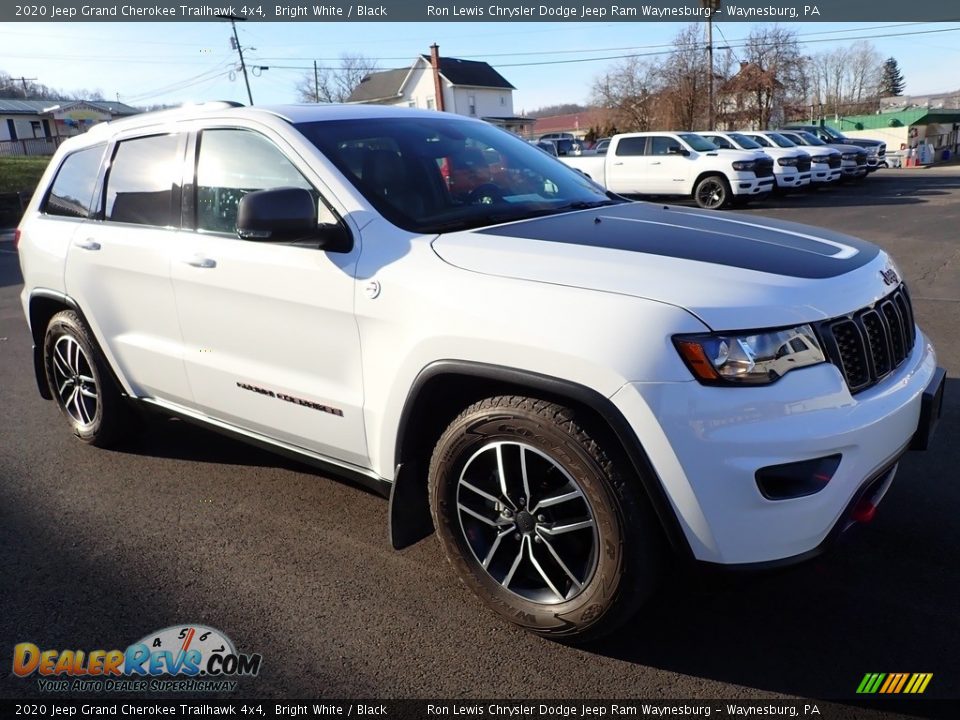 2020 Jeep Grand Cherokee Trailhawk 4x4 Bright White / Black Photo #8