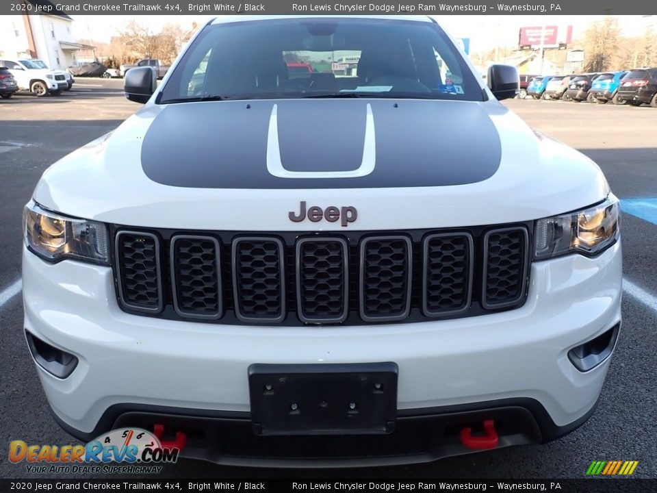 2020 Jeep Grand Cherokee Trailhawk 4x4 Bright White / Black Photo #9