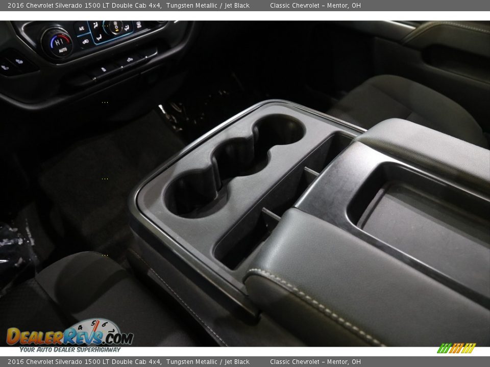 2016 Chevrolet Silverado 1500 LT Double Cab 4x4 Tungsten Metallic / Jet Black Photo #14