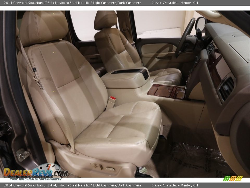 2014 Chevrolet Suburban LTZ 4x4 Mocha Steel Metallic / Light Cashmere/Dark Cashmere Photo #16