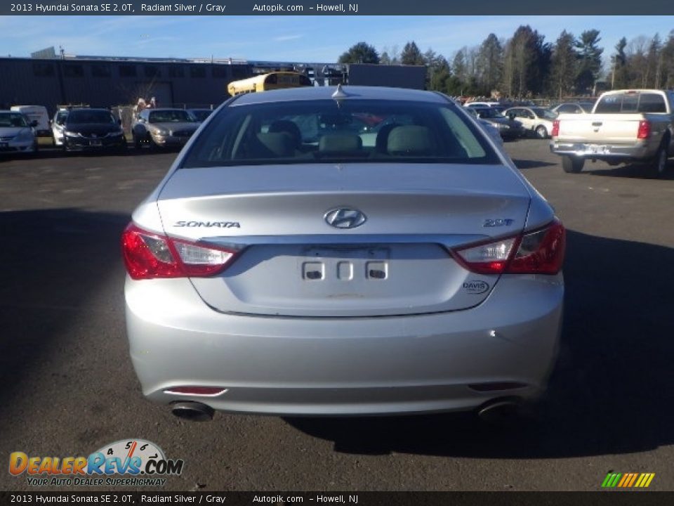 2013 Hyundai Sonata SE 2.0T Radiant Silver / Gray Photo #5