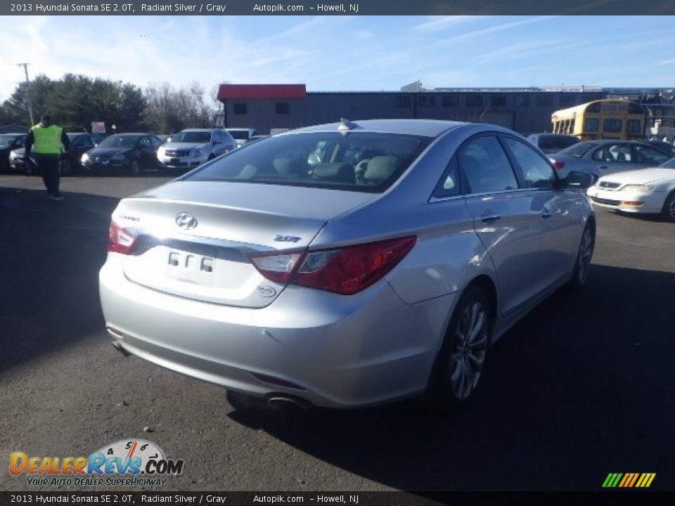 2013 Hyundai Sonata SE 2.0T Radiant Silver / Gray Photo #6