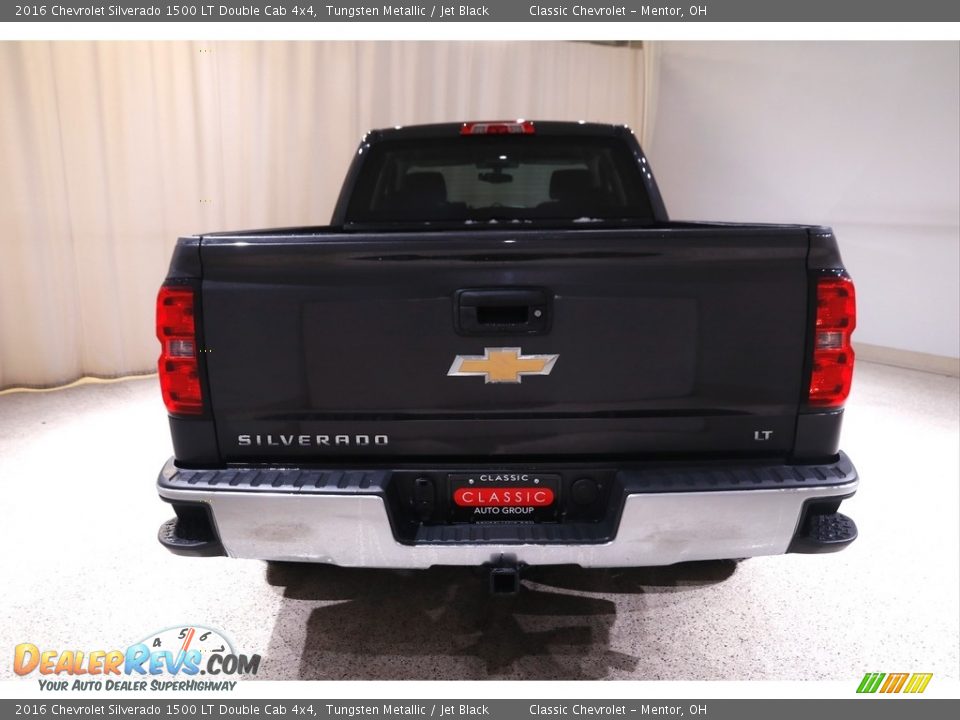 2016 Chevrolet Silverado 1500 LT Double Cab 4x4 Tungsten Metallic / Jet Black Photo #18