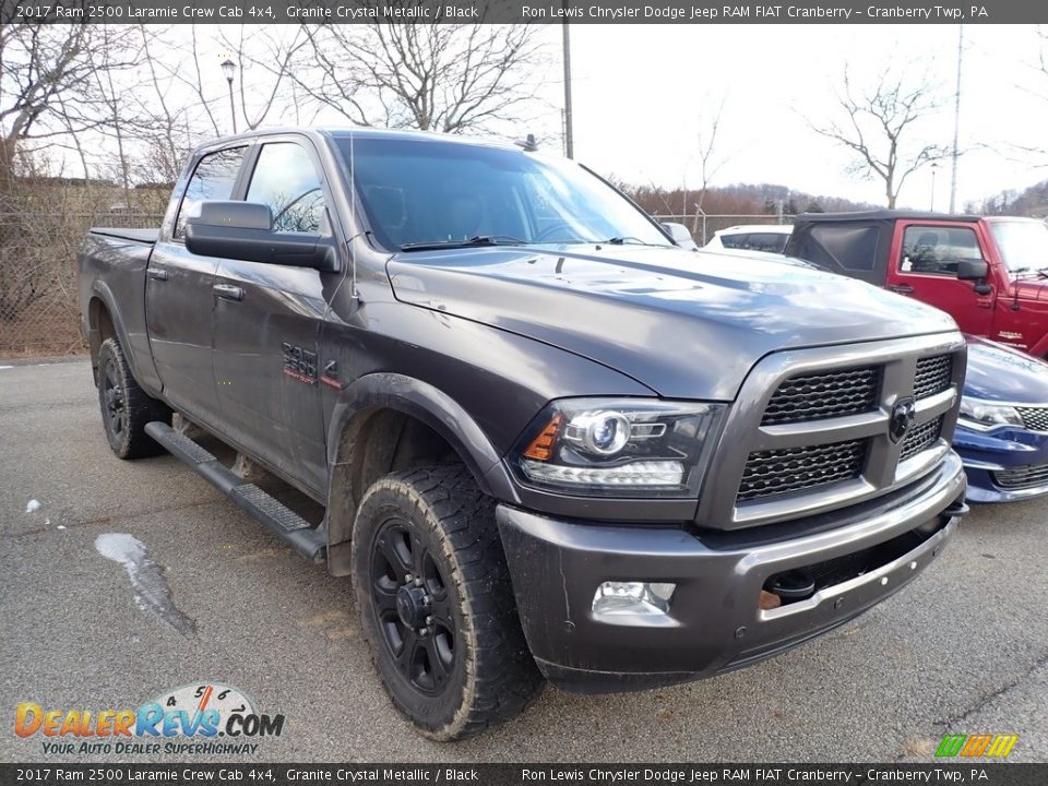 2017 Ram 2500 Laramie Crew Cab 4x4 Granite Crystal Metallic / Black Photo #2