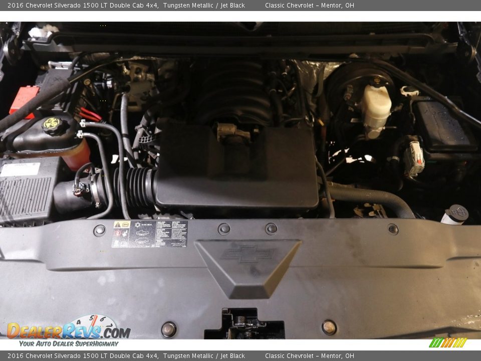 2016 Chevrolet Silverado 1500 LT Double Cab 4x4 Tungsten Metallic / Jet Black Photo #19