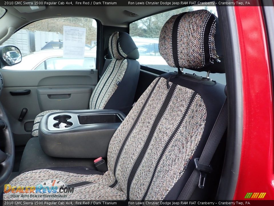 2010 GMC Sierra 1500 Regular Cab 4x4 Fire Red / Dark Titanium Photo #2