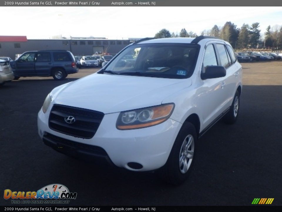 2009 Hyundai Santa Fe GLS Powder White Pearl / Gray Photo #1