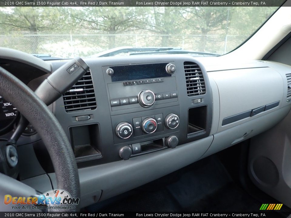 2010 GMC Sierra 1500 Regular Cab 4x4 Fire Red / Dark Titanium Photo #4