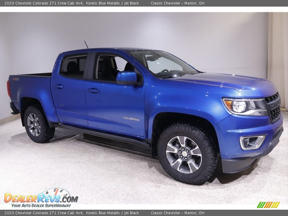 2020 Chevrolet Colorado Z71 Crew Cab 4x4 Kinetic Blue Metallic / Jet Black Photo #1