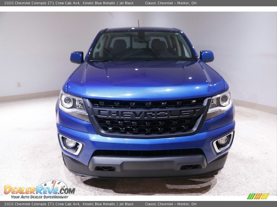 2020 Chevrolet Colorado Z71 Crew Cab 4x4 Kinetic Blue Metallic / Jet Black Photo #2