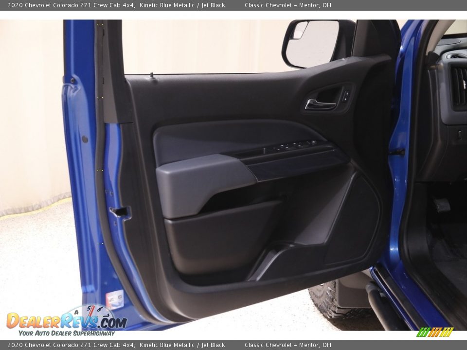 2020 Chevrolet Colorado Z71 Crew Cab 4x4 Kinetic Blue Metallic / Jet Black Photo #4