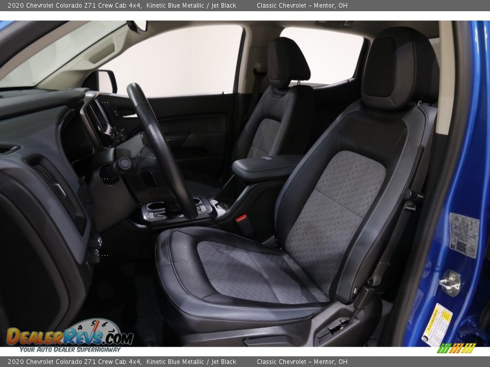 2020 Chevrolet Colorado Z71 Crew Cab 4x4 Kinetic Blue Metallic / Jet Black Photo #5