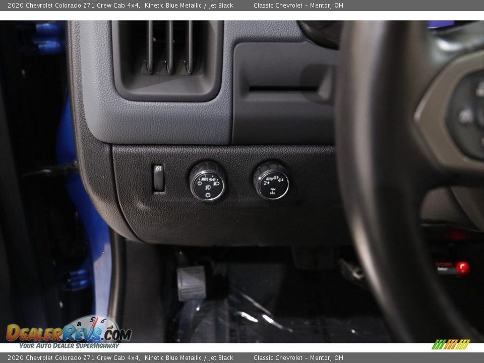 2020 Chevrolet Colorado Z71 Crew Cab 4x4 Kinetic Blue Metallic / Jet Black Photo #6