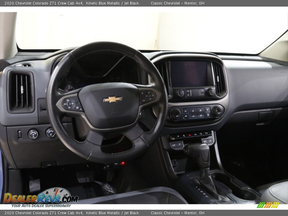 2020 Chevrolet Colorado Z71 Crew Cab 4x4 Kinetic Blue Metallic / Jet Black Photo #7