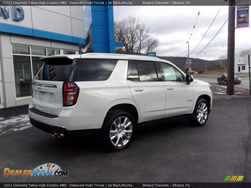 2021 Chevrolet Tahoe High Country 4WD Iridescent Pearl Tricoat / Jet Black/Mocha Photo #3