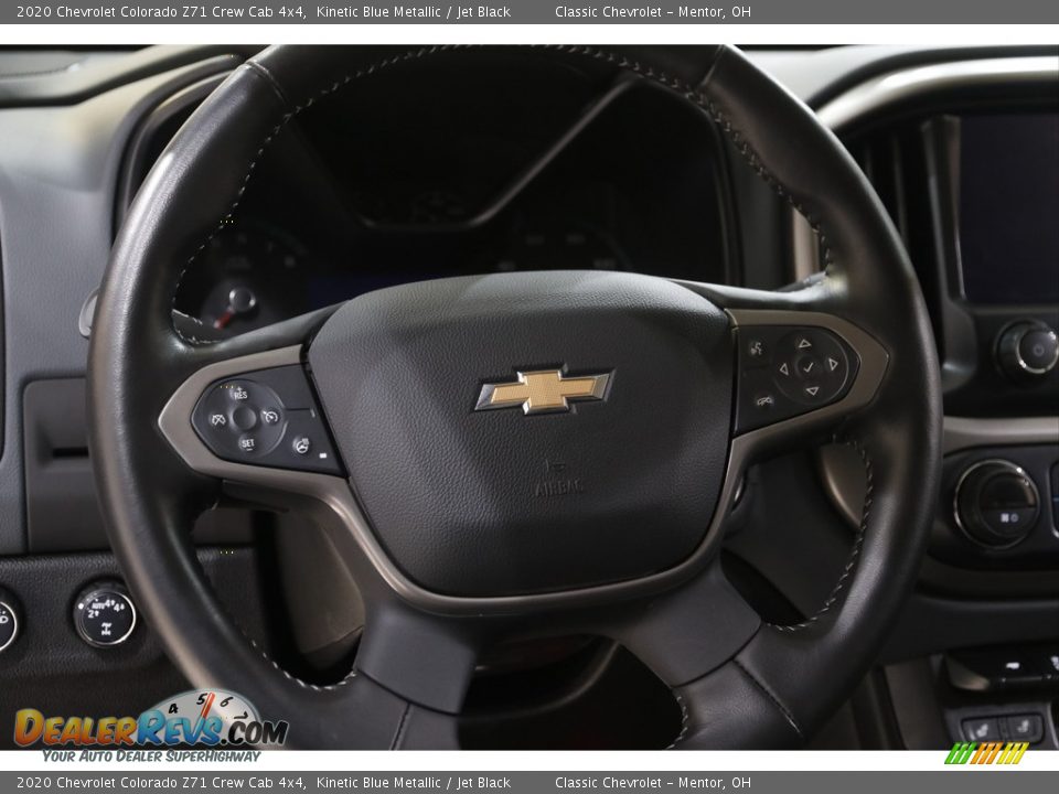 2020 Chevrolet Colorado Z71 Crew Cab 4x4 Kinetic Blue Metallic / Jet Black Photo #8