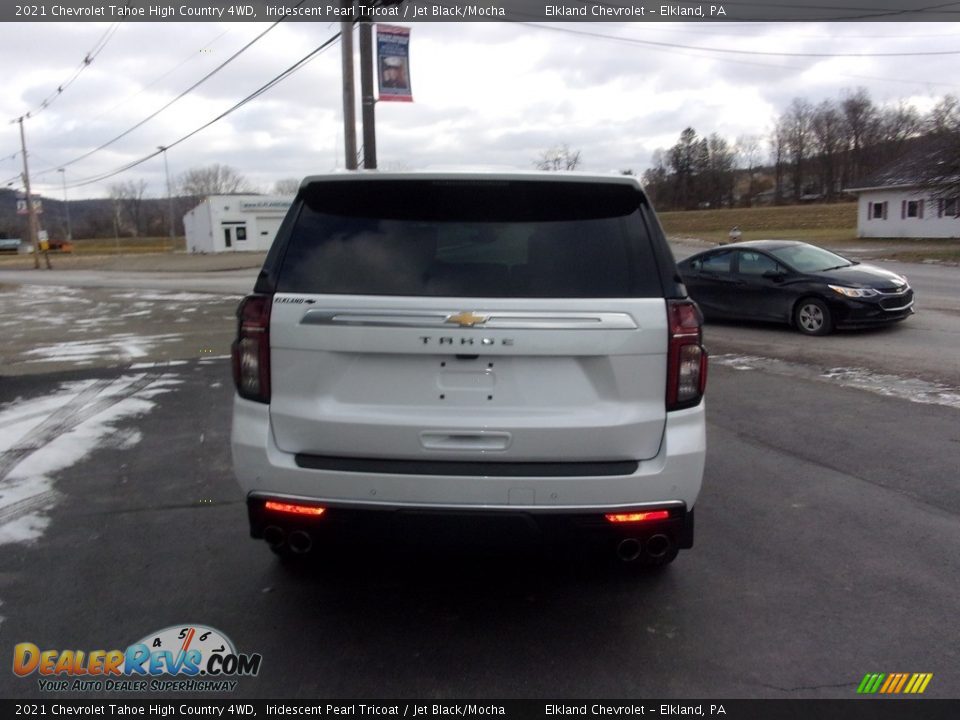 2021 Chevrolet Tahoe High Country 4WD Iridescent Pearl Tricoat / Jet Black/Mocha Photo #4