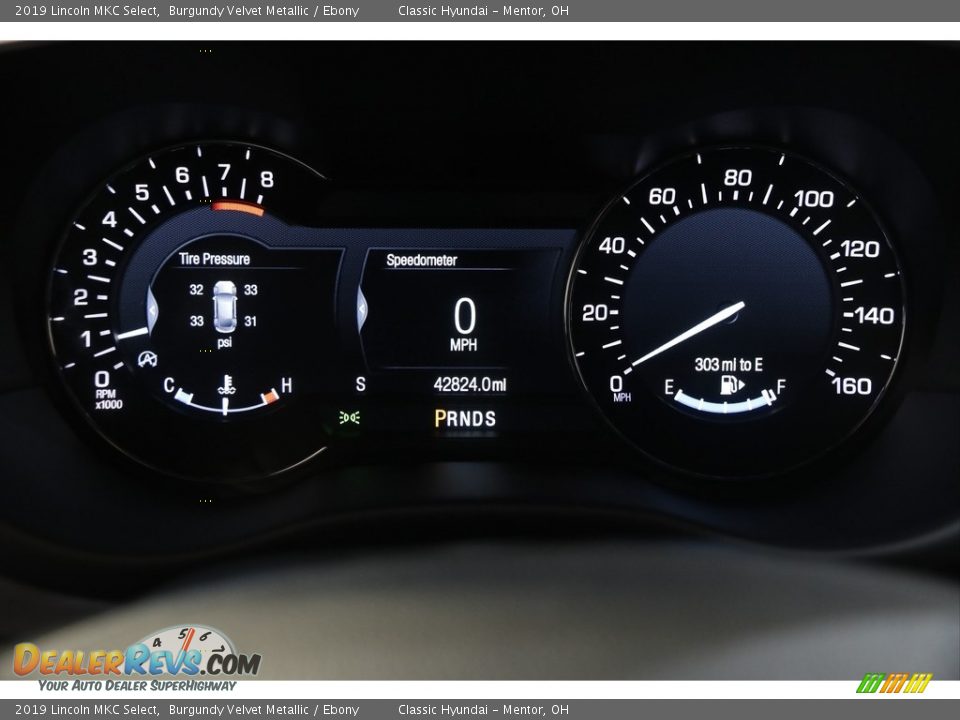 2019 Lincoln MKC Select Burgundy Velvet Metallic / Ebony Photo #8