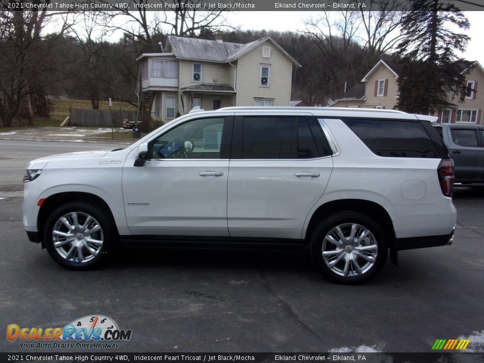 2021 Chevrolet Tahoe High Country 4WD Iridescent Pearl Tricoat / Jet Black/Mocha Photo #6