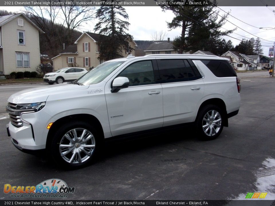 2021 Chevrolet Tahoe High Country 4WD Iridescent Pearl Tricoat / Jet Black/Mocha Photo #7