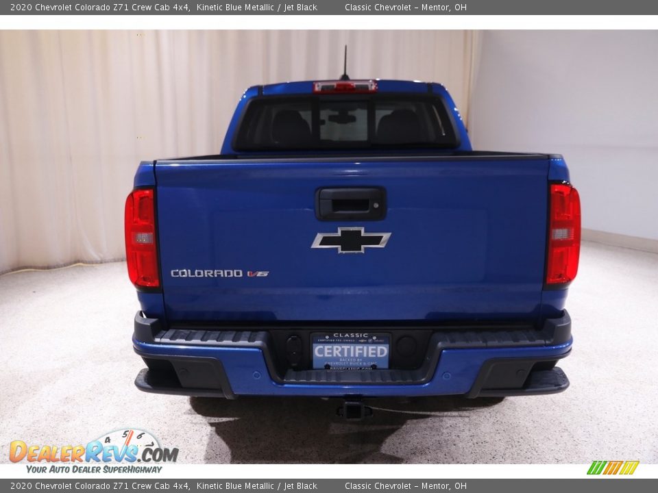 2020 Chevrolet Colorado Z71 Crew Cab 4x4 Kinetic Blue Metallic / Jet Black Photo #18