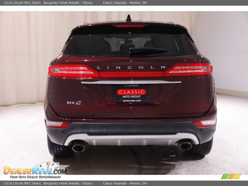 2019 Lincoln MKC Select Burgundy Velvet Metallic / Ebony Photo #17