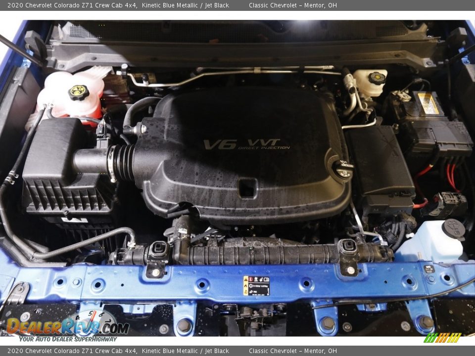 2020 Chevrolet Colorado Z71 Crew Cab 4x4 Kinetic Blue Metallic / Jet Black Photo #19