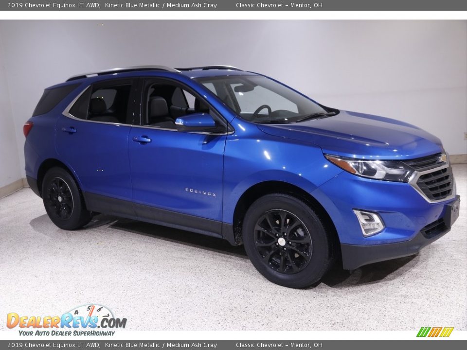 2019 Chevrolet Equinox LT AWD Kinetic Blue Metallic / Medium Ash Gray Photo #1