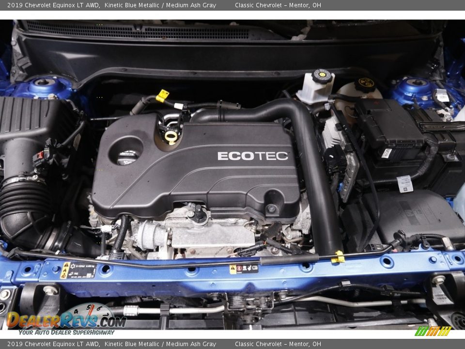2019 Chevrolet Equinox LT AWD Kinetic Blue Metallic / Medium Ash Gray Photo #18