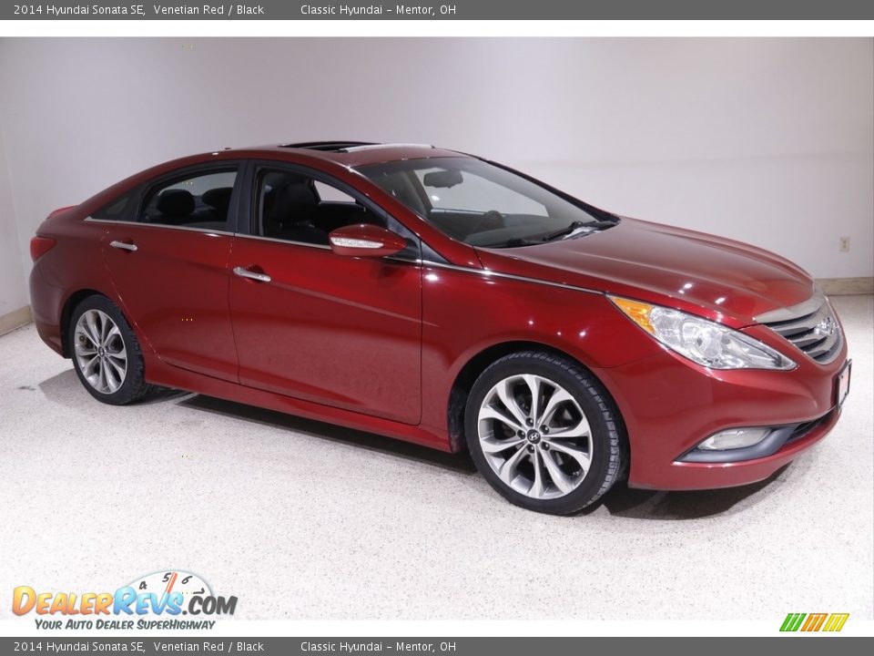 2014 Hyundai Sonata SE Venetian Red / Black Photo #1