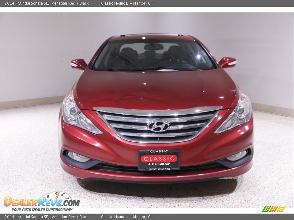 2014 Hyundai Sonata SE Venetian Red / Black Photo #2