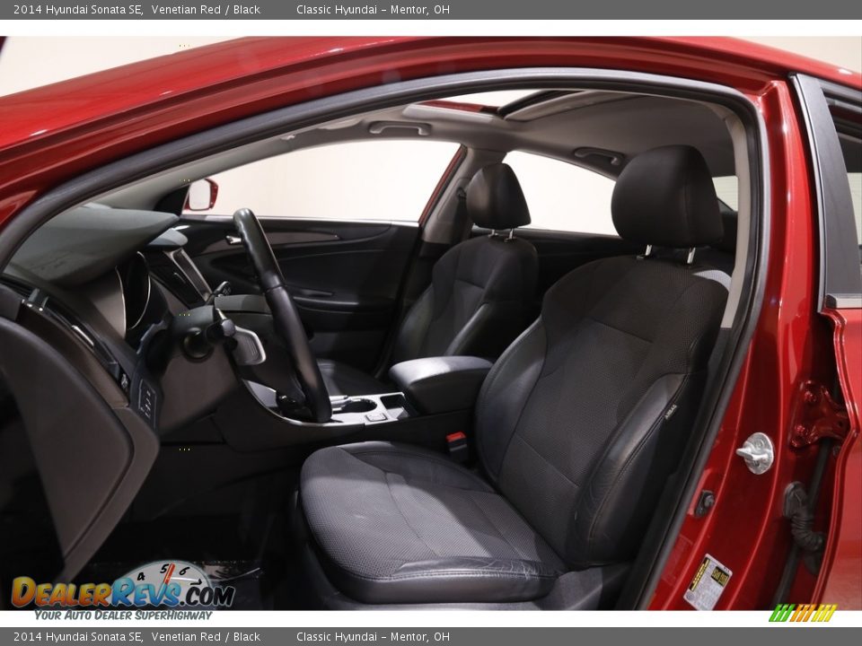 2014 Hyundai Sonata SE Venetian Red / Black Photo #5