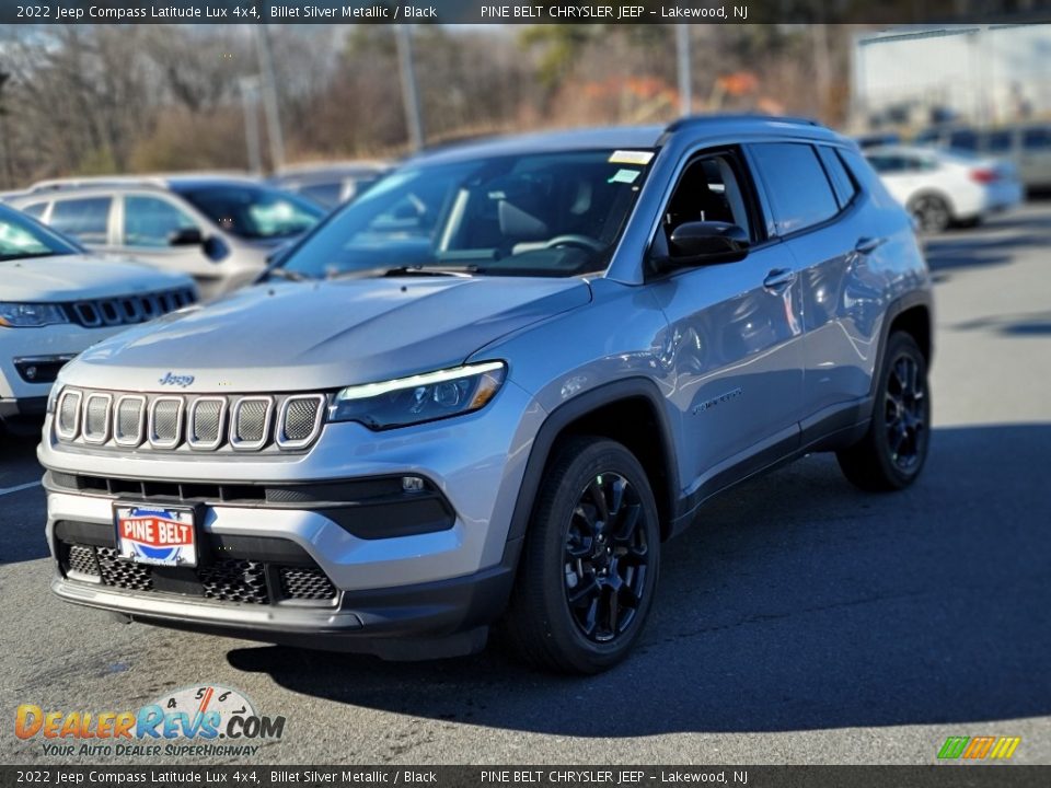 2022 Jeep Compass Latitude Lux 4x4 Billet Silver Metallic / Black Photo #1