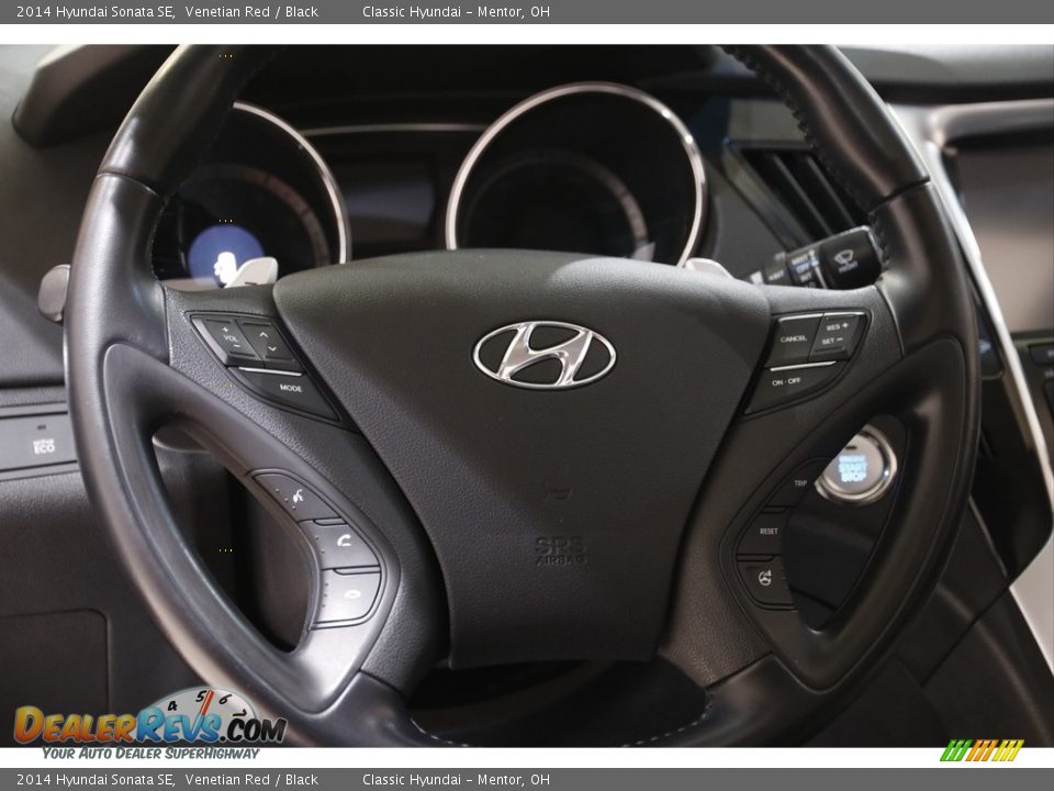 2014 Hyundai Sonata SE Venetian Red / Black Photo #7