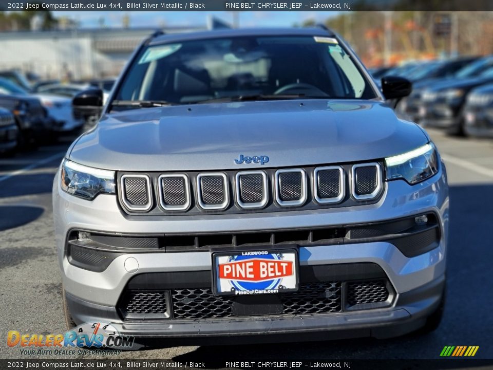 2022 Jeep Compass Latitude Lux 4x4 Billet Silver Metallic / Black Photo #2