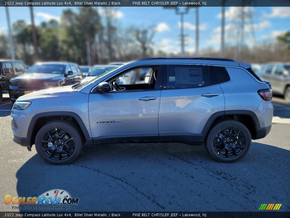 2022 Jeep Compass Latitude Lux 4x4 Billet Silver Metallic / Black Photo #3