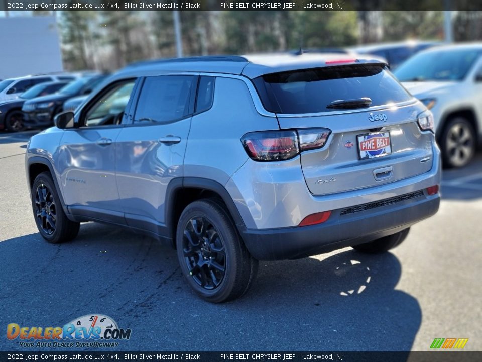 2022 Jeep Compass Latitude Lux 4x4 Billet Silver Metallic / Black Photo #4