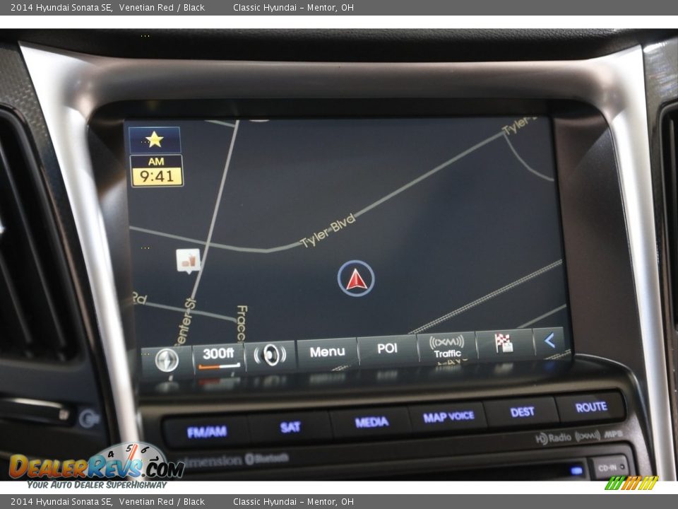 2014 Hyundai Sonata SE Venetian Red / Black Photo #10