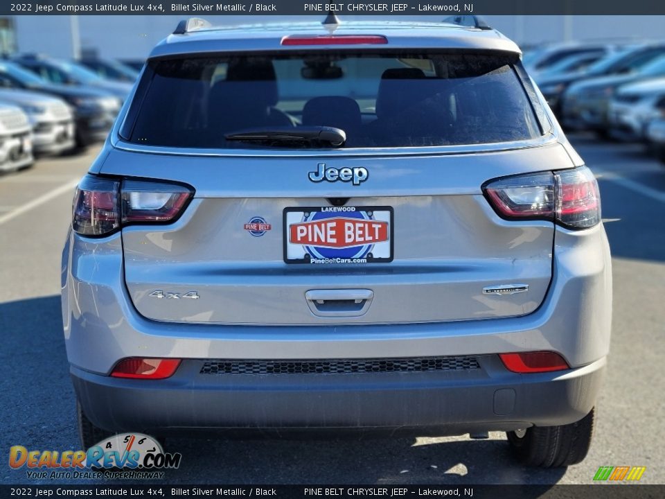 2022 Jeep Compass Latitude Lux 4x4 Billet Silver Metallic / Black Photo #5