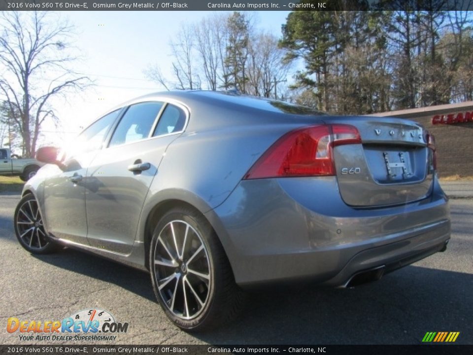 2016 Volvo S60 T6 Drive-E Osmium Grey Metallic / Off-Black Photo #8