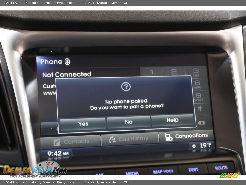 2014 Hyundai Sonata SE Venetian Red / Black Photo #12
