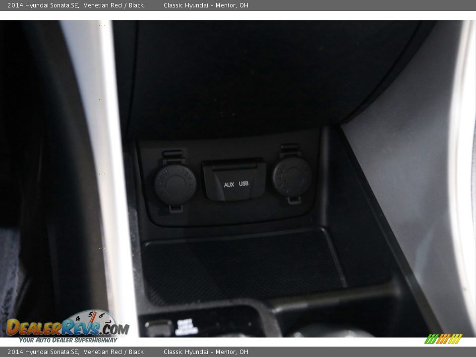 2014 Hyundai Sonata SE Venetian Red / Black Photo #15