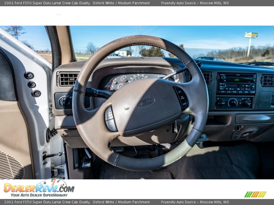 2001 Ford F350 Super Duty Lariat Crew Cab Dually Steering Wheel Photo #28