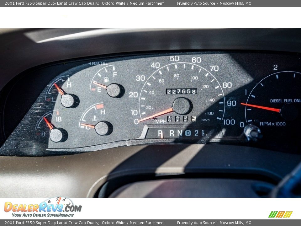 2001 Ford F350 Super Duty Lariat Crew Cab Dually Gauges Photo #31