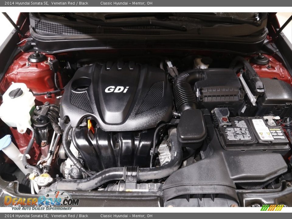 2014 Hyundai Sonata SE Venetian Red / Black Photo #20