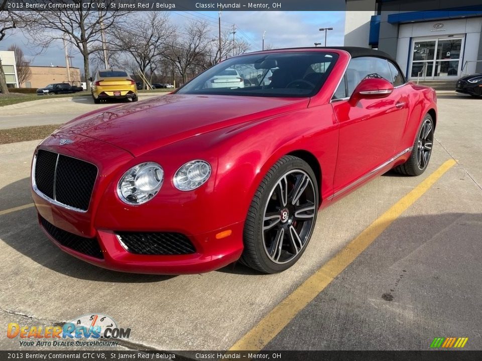 Front 3/4 View of 2013 Bentley Continental GTC V8  Photo #1
