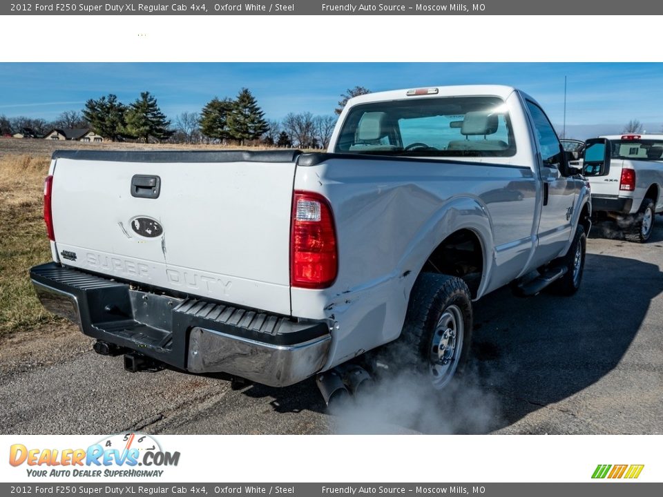 2012 Ford F250 Super Duty XL Regular Cab 4x4 Oxford White / Steel Photo #4