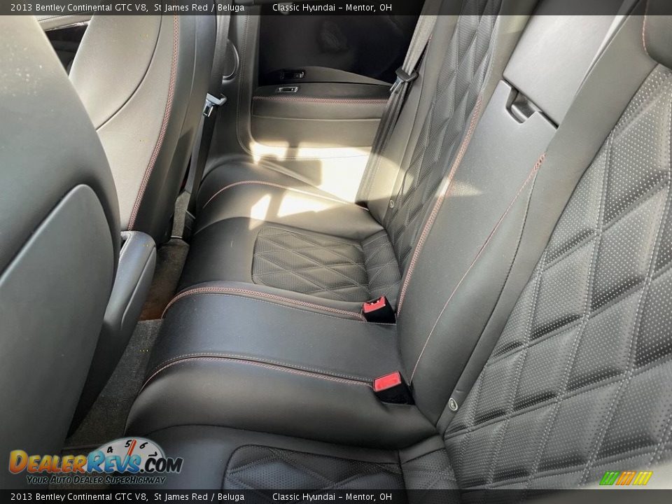 2013 Bentley Continental GTC V8 St James Red / Beluga Photo #4